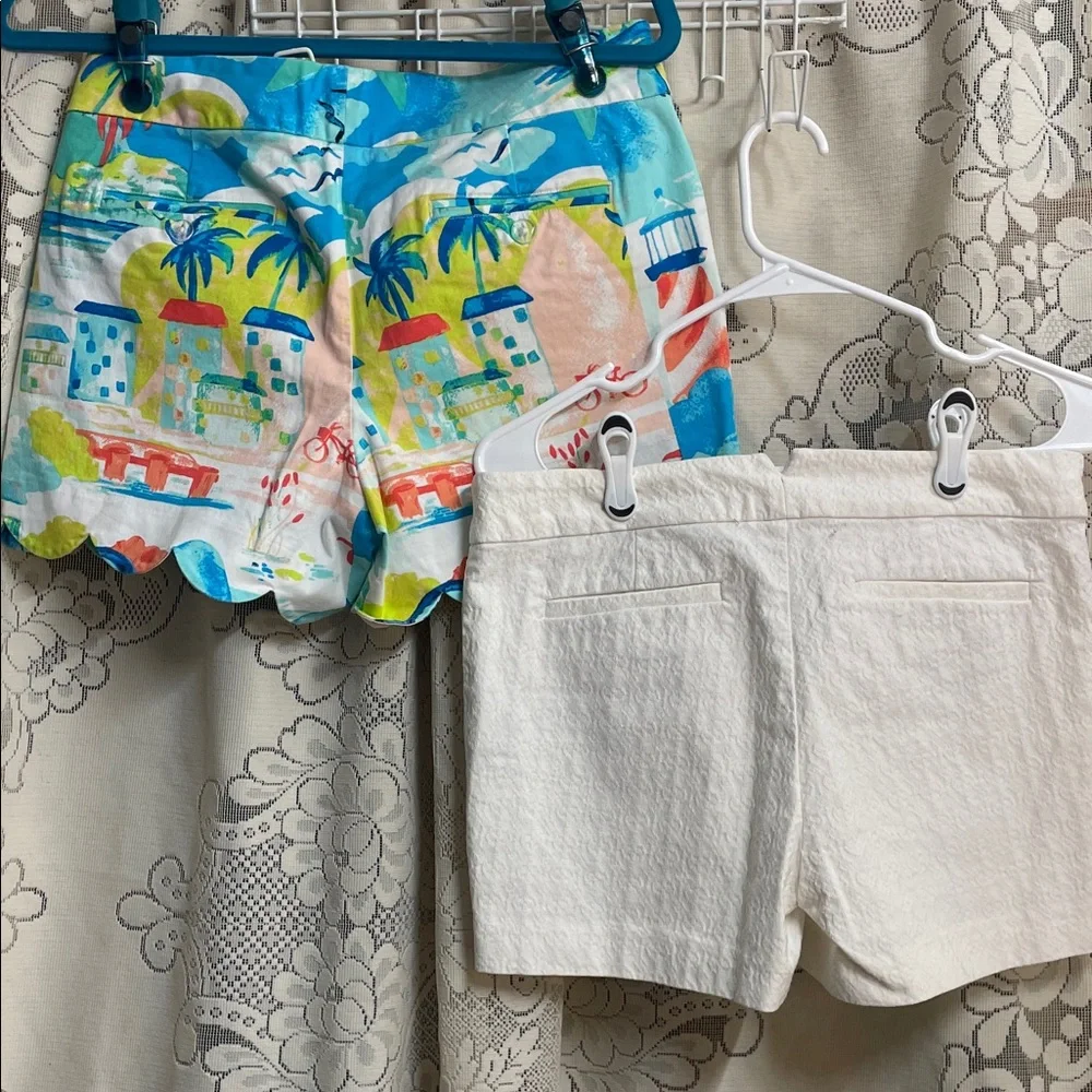 Set of Two Sailboat and Cream Shorts Crown&Ivy/Cynthia Rowley - Picture 8 of 10